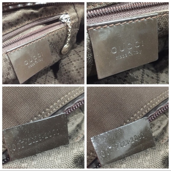 Gucci brown nylon and leather vintage mini satchel bag - Picture 11 of 11